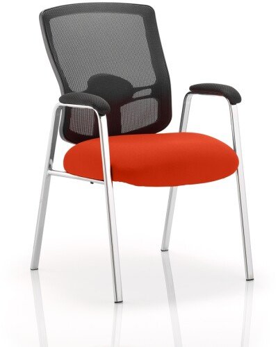 Dynamic Portland Visitor Chair Bespoke Seat Fabric