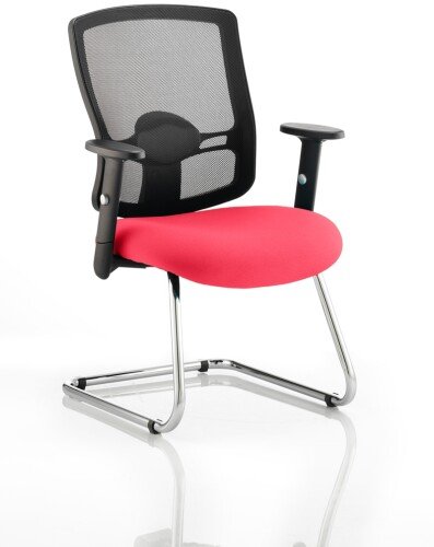 Dynamic Portland Cantilever Chair Bespoke Fabric
