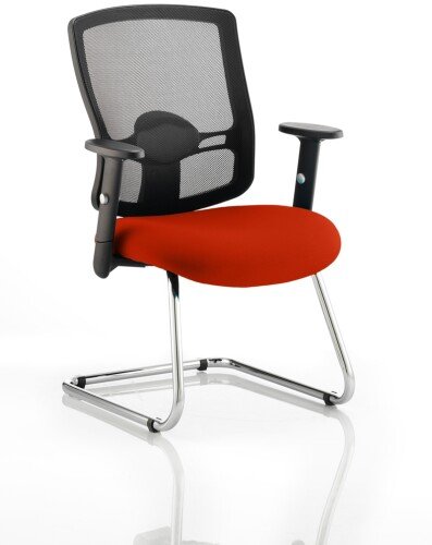 Dynamic Portland Cantilever Chair Bespoke Fabric