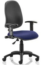 Dynamic Eclipse Plus 1 Lever Bespoke Seat Operator Chair with Adjustable Arms