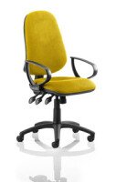 Dynamic Eclipse Plus XL Chair Bespoke Fabric with Loop Fixed Arms
