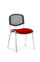 Dynamic ISO Chrome Frame Mesh Back Chair Bespoke Seat (Min Qty 4)