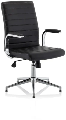 Dynamic Ezra Executive Leather Chair with Glides