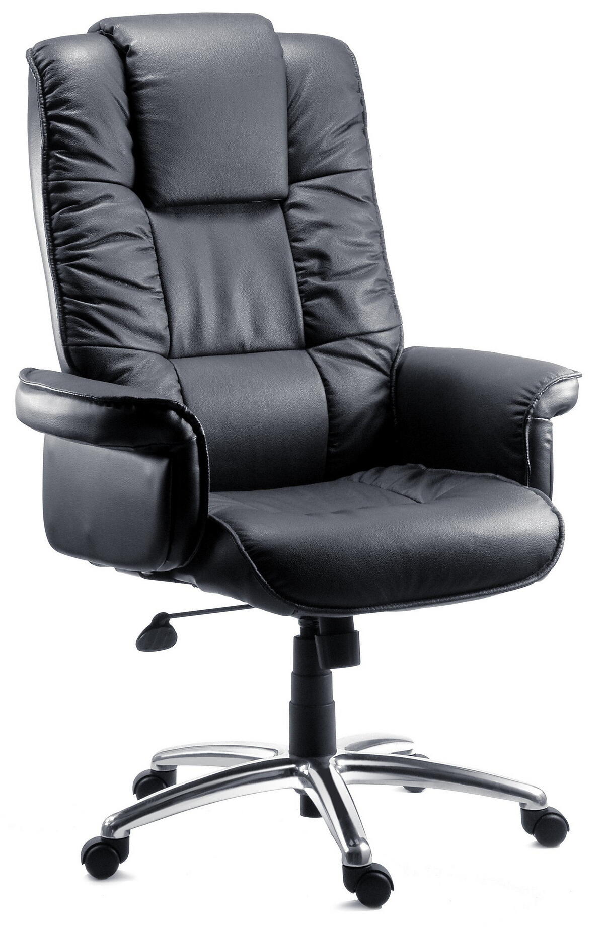 Teknik Lombard Bonded Leather Executive Chair with Adjustable Features