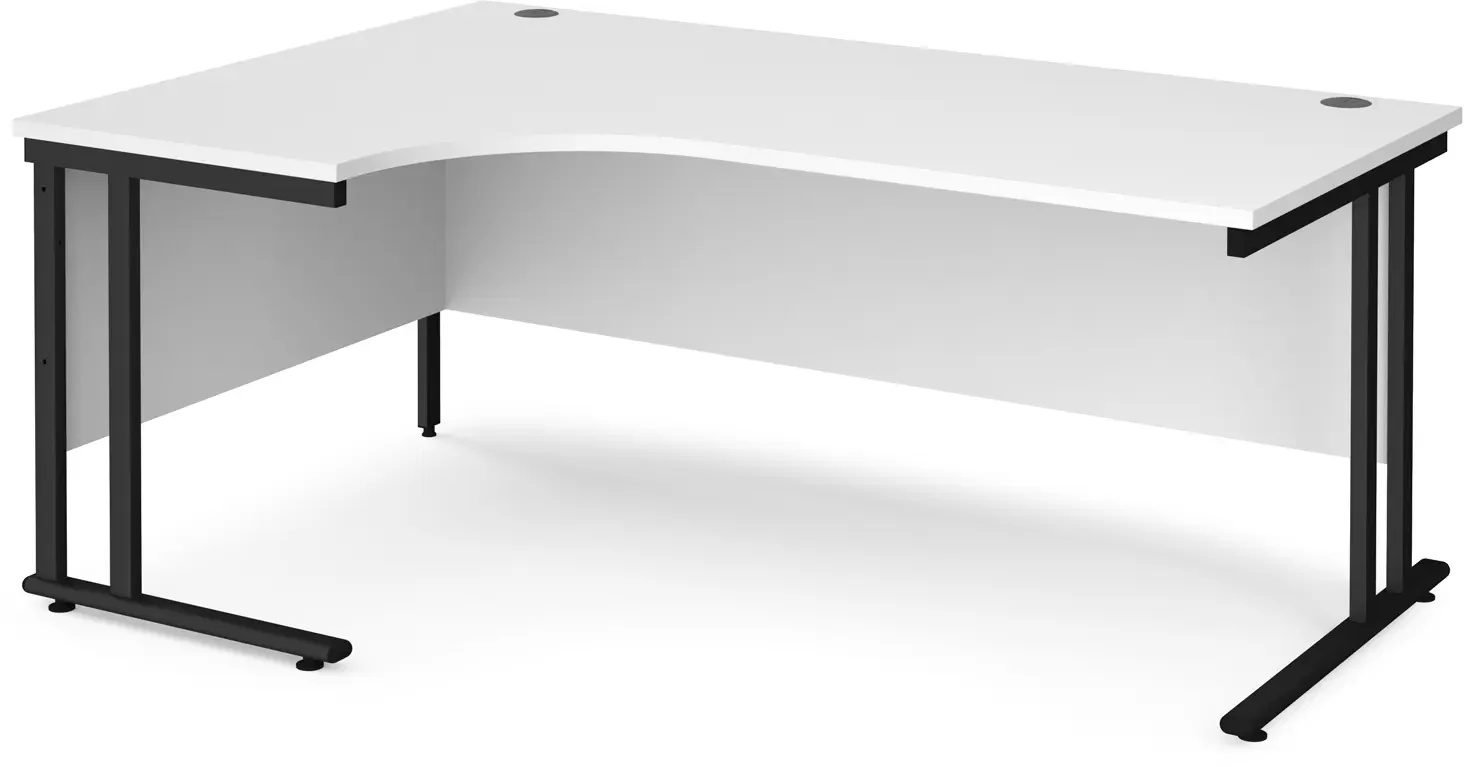 white corner desks