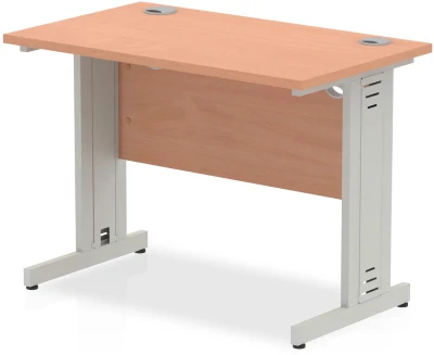 Dynamic Impulse Rectangular Desk with Cable Managed Legs - 1000mm x 600mm