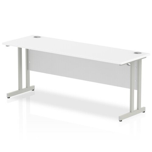 Dynamic Rectangular Desk with Twin Cantilever Legs - (w) 1800mm x (d) 600mm