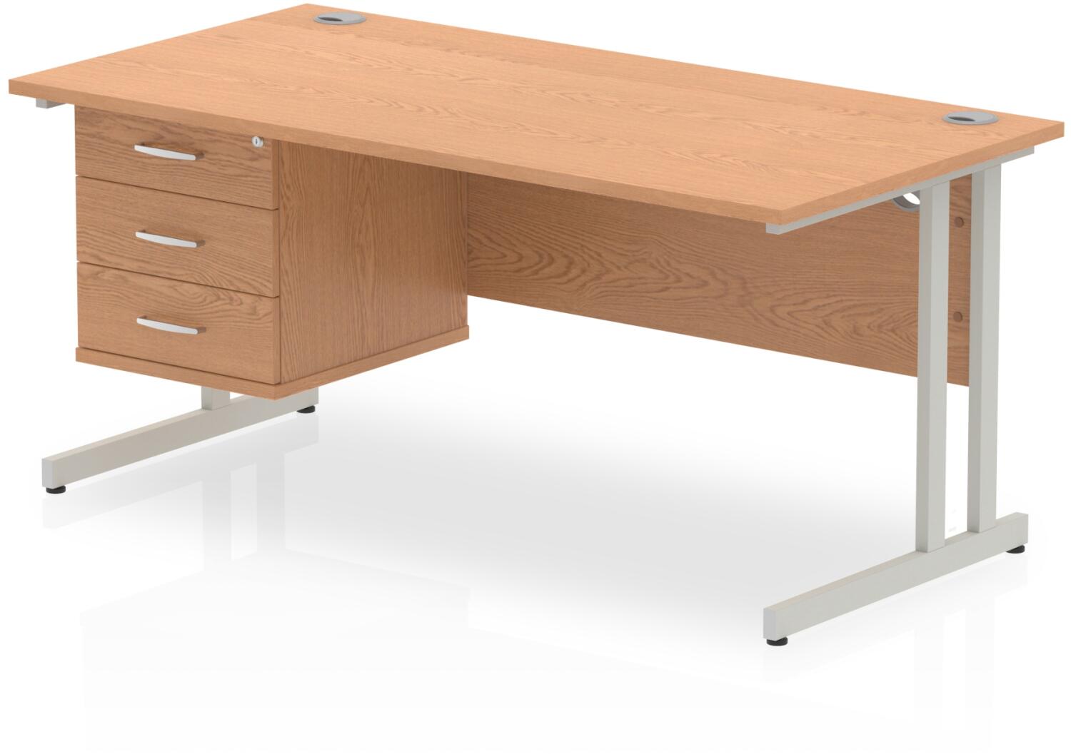 Dynamic Impulse Rectangular Desk Office Furniture on Budget Office