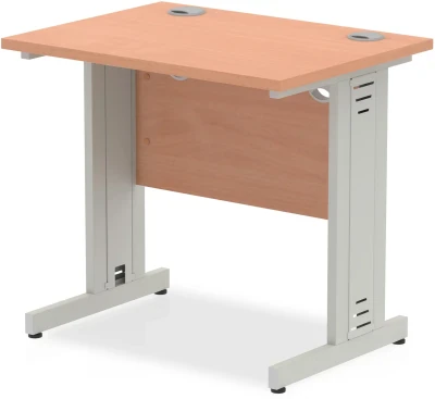 Dynamic Impulse Rectangular Desk with Cable Managed Legs - 800mm x 600mm