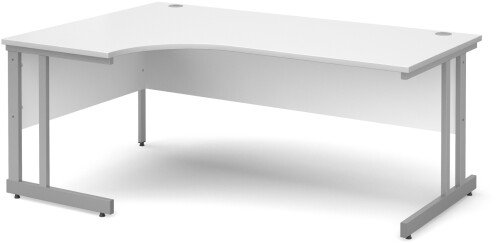 Dams Maestro 25 Corner Desk with Twin Cantilever Legs - (w) 1800mm x (d) 1200mm