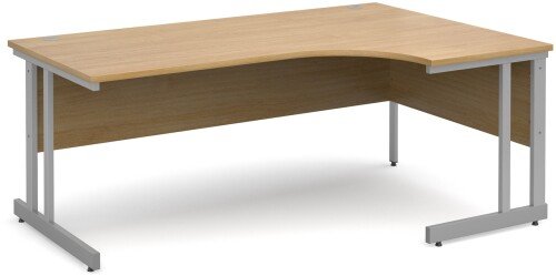 Dams Momento Corner Desk with Twin Cantilever Legs - (w) 1800mm x (d) 1200mm