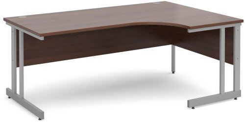 Dams Momento Corner Desk with Twin Cantilever Legs - (w) 1800mm x (d) 1200mm