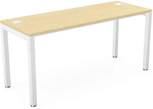 Elite Matrix+ - Rectangular Desk - (W) 1600mm x (D) 600mm x (H) 740mm - Ash
