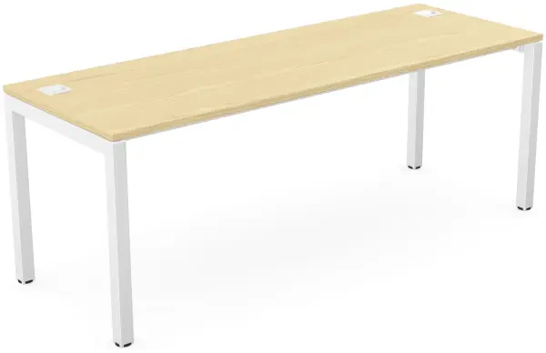 Elite Matrix+ - Rectangular Desk - (W) 2000mm x (D) 700mm x (H) 740mm - Ash