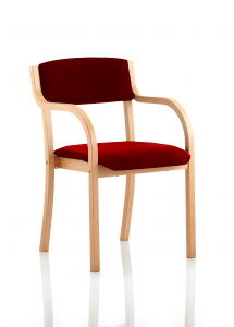 Dynamic Madrid Bespoke Fabric Visitor Chair With Arms