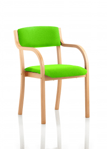 Dynamic Madrid Bespoke Fabric Visitor Chair With Arms