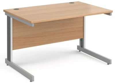 Gentoo Rectangular Desk with Cable Managed Legs - 1200mm x 800mm