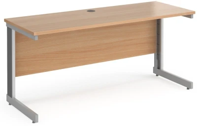 Gentoo Rectangular Desk with Cable Managed Legs - 600mm Depth