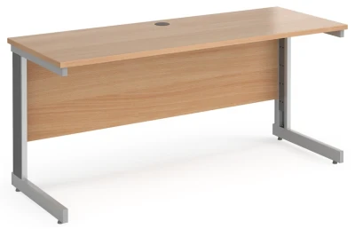 Gentoo Rectangular Desk with Cable Managed Legs - 1600mm x 600mm