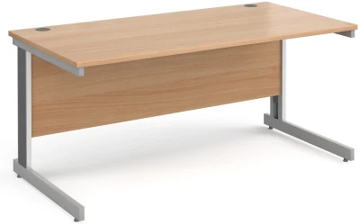 Gentoo Rectangular Desk with Cable Managed Legs - 800mm Depth