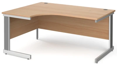 Gentoo Corner Desk with Cable Managed Leg 1600 x 1200mm