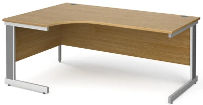 Gentoo Corner Desk with Cable Managed Leg 1800 x 1200mm