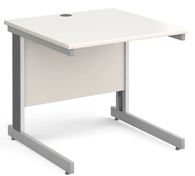 Gentoo Rectangular Desk with Cable Managed Legs - 800mm Depth