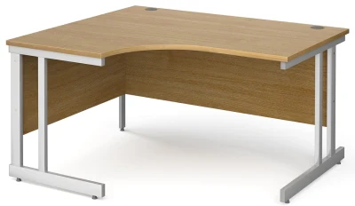 Gentoo Corner Desk with Double Upright Leg