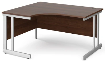 Gentoo Corner Desk with Double Upright Leg