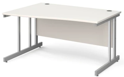 Gentoo Wave Desk with Double Upright Leg