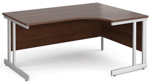 Gentoo Corner Desk with Double Upright Leg (w) 1600mm x (d) 1200mm