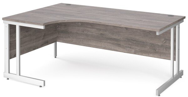 Gentoo Corner Desk with Double Upright Leg (w) 1800mm x (d) 1200mm