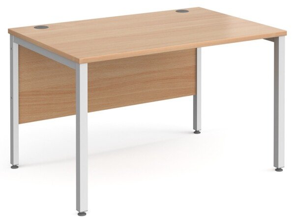 Gentoo Single Desk with H-frame Leg 1200 x 800mm - Beech