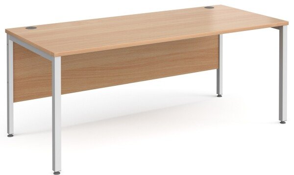 Gentoo Single Desk with H-frame Leg 1800 x 800mm - Beech