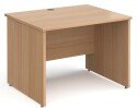 Gentoo Straight Desk with Panel End Leg (w) 1000mm x (d) 800mm