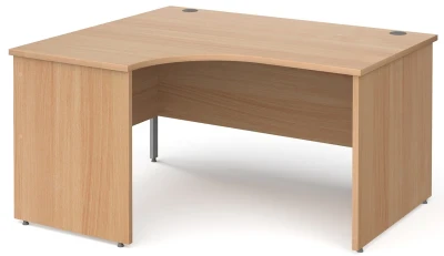Gentoo Corner Desk with Panel End Leg 1400 x 1200mm