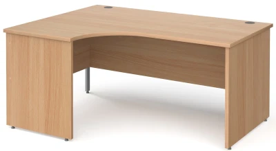 Gentoo Corner Desk with Panel End Leg 1600 x 1200mm
