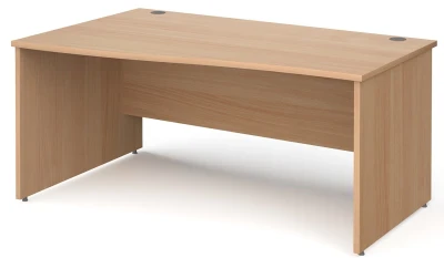 Gentoo Wave Desk with Panel End Leg 1600 x 990mm