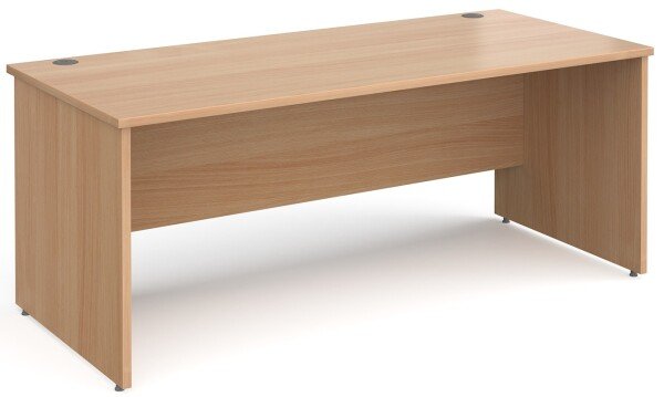 Gentoo Rectangular Desk with Panel End Legs - 1800mm x 800mm - Beech
