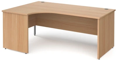Gentoo Corner Desk with Panel End Leg 1800 x 1200mm