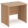 Gentoo Straight Desk with Panel End Leg (w) 800mm x (d) 600mm