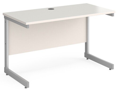 Gentoo Straight Desk with Single Upright Leg (w) 1200mm x (d) 600mm