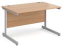 Gentoo Rectangular Desk with Single Cantilever Legs - 1200 x 800mm