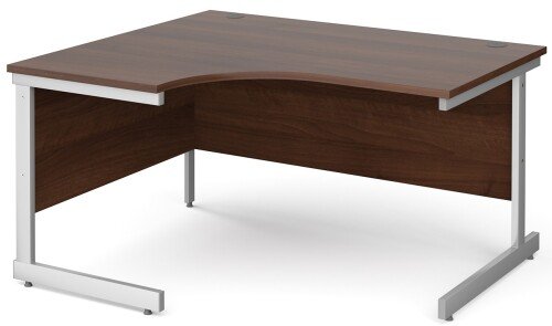 Gentoo Corner Desk with Single Upright Leg (w) 1400mm x (d) 1200mm