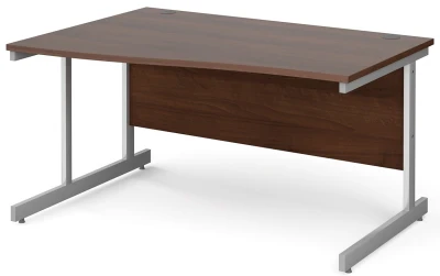 Gentoo Wave Desk with Single Upright Leg