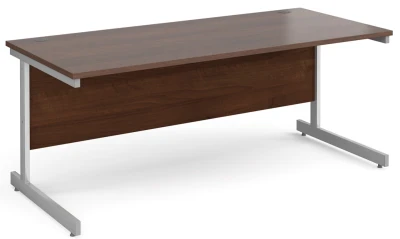 Gentoo Rectangular Desk with Single Cantilever Legs - 1800 x 800mm