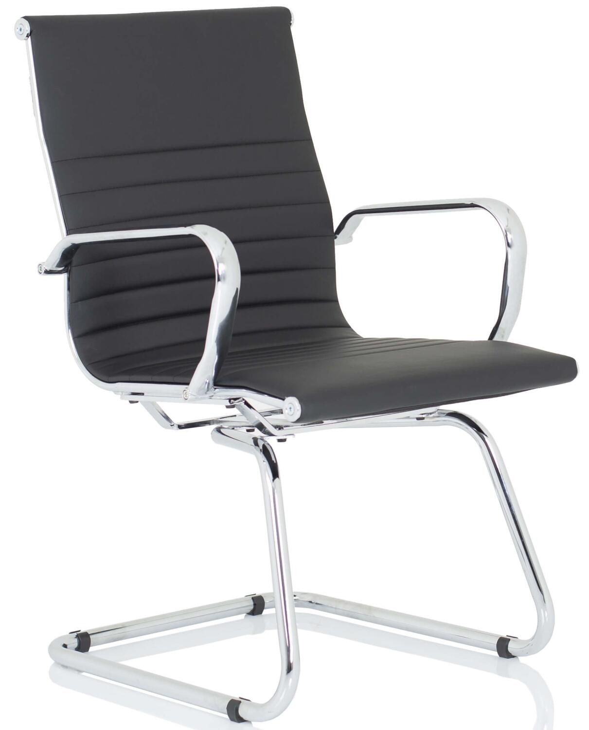 Dynamic Nola Leather Cantilever Chair Office Furniture Direct