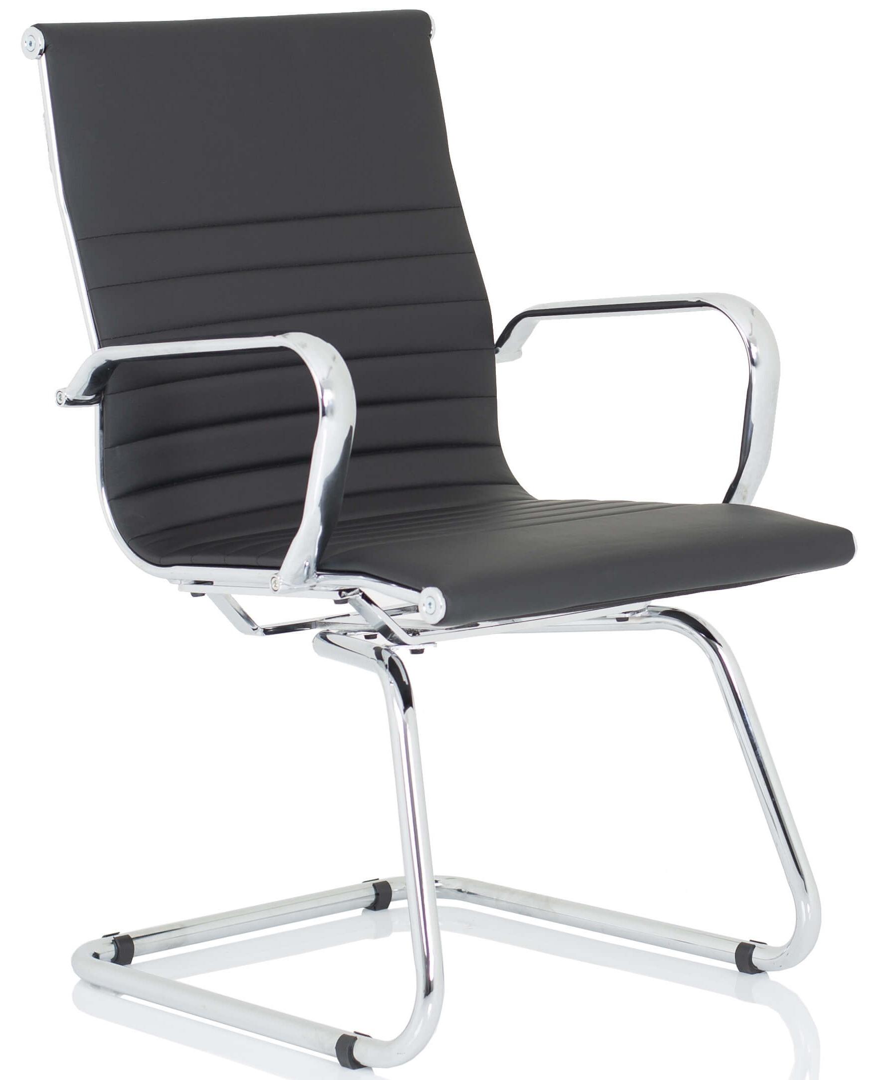 Dynamic Nola Leather Cantilever Chair Office Furniture Direct