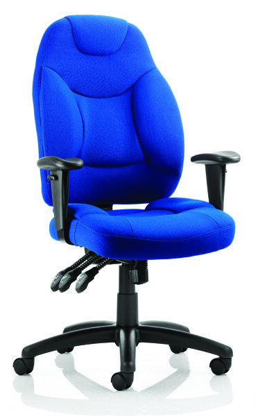 Dynamic Galaxy Executive Fabric Operator Chair - Blue