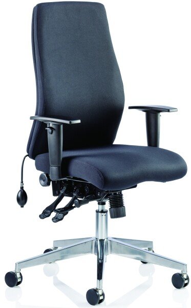 Dynamic Onyx Chair - Black Fabric - Black